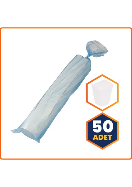 Karton Noodle ve Döner Box Beyaz 16 Oz - 50 Adet
