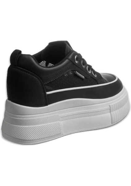 M.P.Metroglam High-Top 8.0 Kadın Bağcıklı Siyah Sneaker modelleri