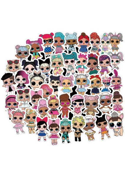 50 Adet Sevimli Lol Sürpriz Bebek Bavul Çıkartmalar Bavul Bilgisayar Cep Telefonu Su Geçirmez Çıkartmalar Anime Çıkartmalar Oyuncaklar Dıy Klasik Oyuncak Etiket Çıkartması Çocuk Için (Yurt Dışından)