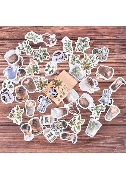 46 Adet/kutu Dekoratif Çıkartmalar Scrapbooking Etiket Günlüğü Kırtasiye Albümü Çıkartmalar (Yurt Dışından) fiyatları