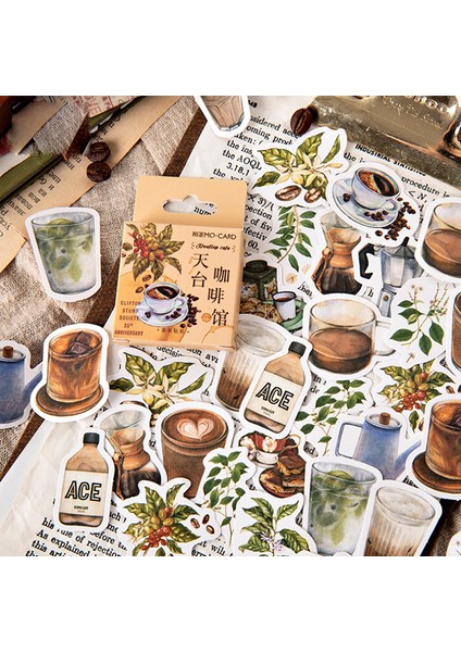 46 Adet/kutu Dekoratif Çıkartmalar Scrapbooking Etiket Günlüğü Kırtasiye Albümü Çıkartmalar (Yurt Dışından) modelleri