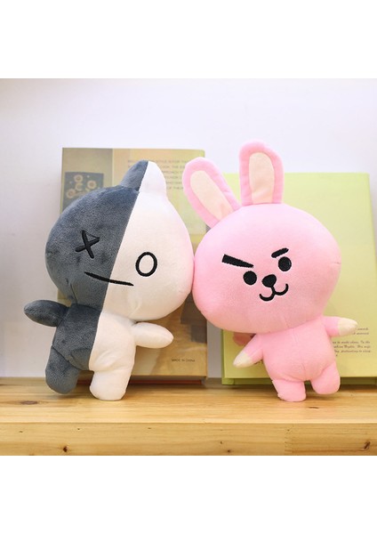 Yfashion 1 Adet Sıcak 25 cm Kawaii Tan Boys Bts BT21 Yastık Peluş Oy Ata Van Cooky Mmy Shooky Koya Rj Mang Ift Ldren Noel (Yurt Dışından)