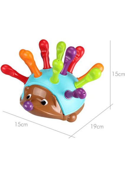 Sevimli Renkli Başak Kirpi Duyusal Gadget Erken Öğrenme Çocuk Oyuncak Hediye (Yurt Dışından)