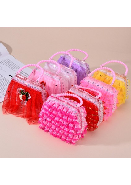 Prenses Kız Moda LED Aydınlatma Çiçek Çanta Tote Oyuncak Çocuklar Doğum Günü Hediyesi (Yurt Dışından) fırsatları