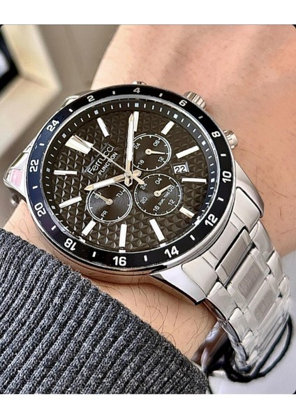 Erkek Fonksiyonlu Çelik Kordon Kol Saati