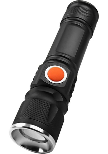 El Feneri Teleskopik Taşınabilir Mini USB Balıkçılık Için LED Parlak El Feneri (Yurt Dışından)