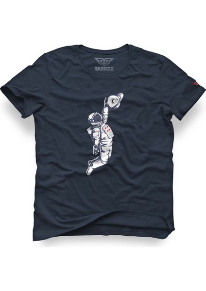 Basketbolcu Astronot Tasarım Tişört