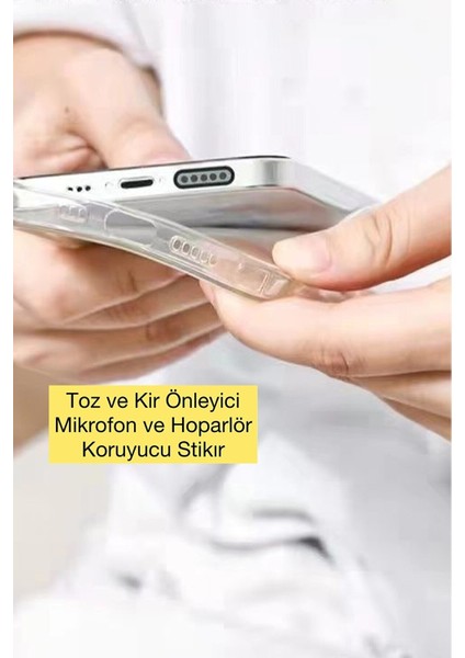 10 Adet Cep Telefonu Hoparlör Toz Önleyici Koruma Sticker Toz Bandı
