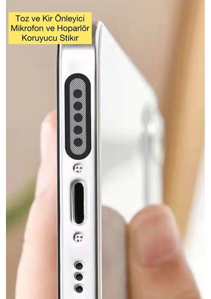 10 Adet Cep Telefonu Hoparlör Toz Önleyici Koruma Sticker Toz Bandı