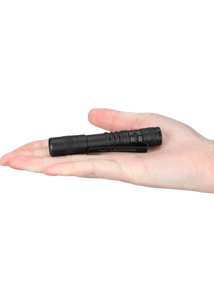 Taşınabilir Penlight Alüminyum Alaşımlı Q5 2000LM LED El Feneri Torch Su Geçirmez Siyah (Yurt Dışından)