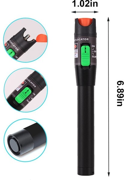 Fiber Görsel Arıza Bulucu 30MW 30KM,VFL Fiber Optik Kablo Test Cihazı Ölçer, Kırmızı Işık Kalem Test Cihazı Adapt Lc/fc/sc/st Arayüzü (Yurt Dışından) fırsatları