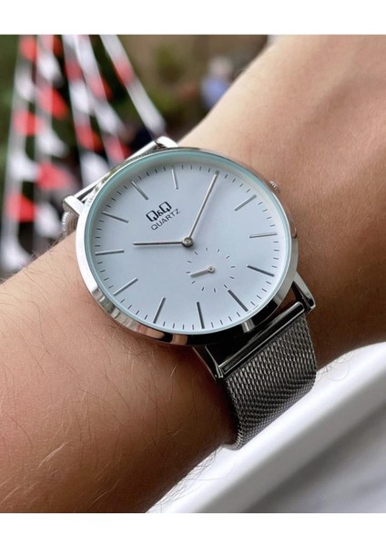 erkek Hasır Kordon Kol Saati