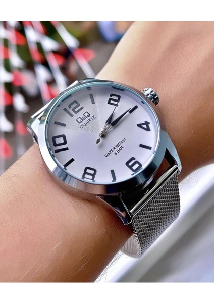 erkek Hasır Kordon Kol Saati