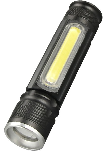 Quanbu Güçlü Işık LED El Feneri, Su Geçirmez Mini Çift Işık Kaynağı, USB Güçlü Işık Uzun Çok Fonksiyonlu Aydınlatıcı (Yurt Dışından)