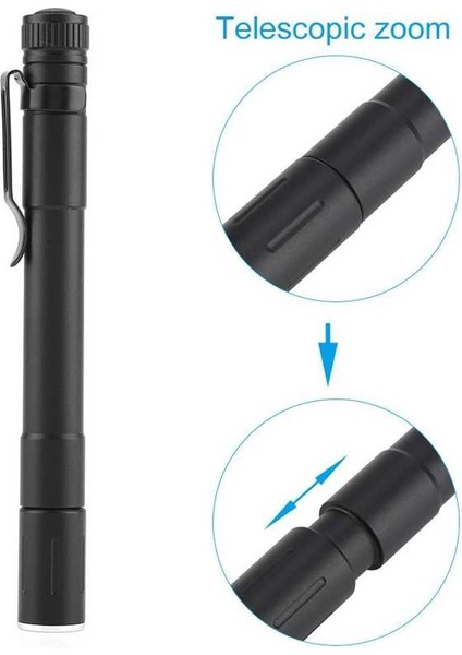 Aydınlatma Modu Kompakt El Feneri Ayarlanabilir LED Kuyruk Anahtarı Alüminyum Alaşımlı Mini Yürüyüş Kamp Için (Yurt Dışından)