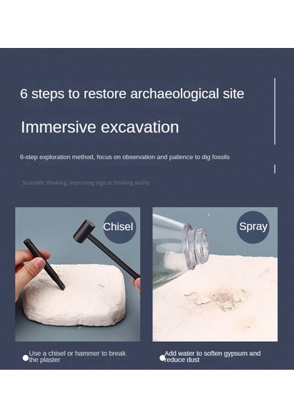 Arkeolojik Montaj ve Kazı Diy Dinozor Fosili Oyuncakları (Yurt Dışından) modelleri