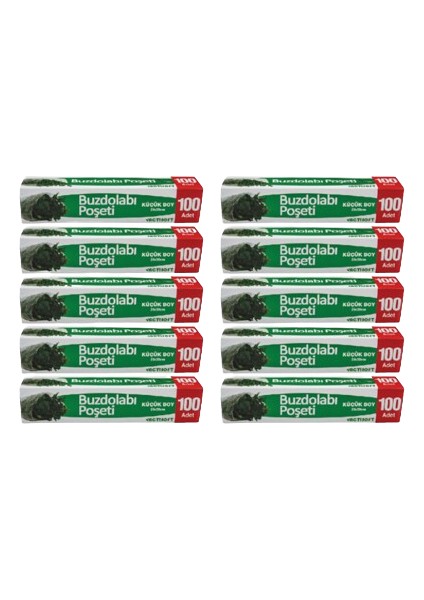 Buzdolabı Poşeti Küçük 100'LÜ x 10 Paket