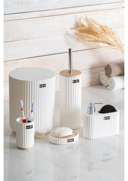 Astoria 5 Parça Banyo Seti - Beyaz