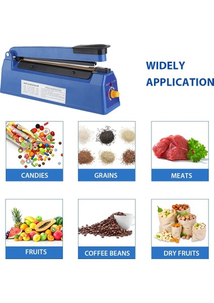 100MM Ambalaj Yapıştırma Makinesi Taşınabilir Isı Vakumlama Makinesi Ayarlanabilir Ev Vakumlu Gıda Sızdırmazlık Aracı 100MM Ab (Yurt Dışından)