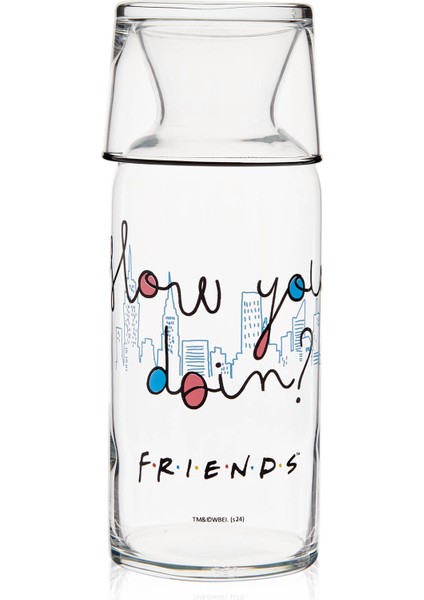 Friends Başucu Sürahisi - Şeffaf - 700 ml