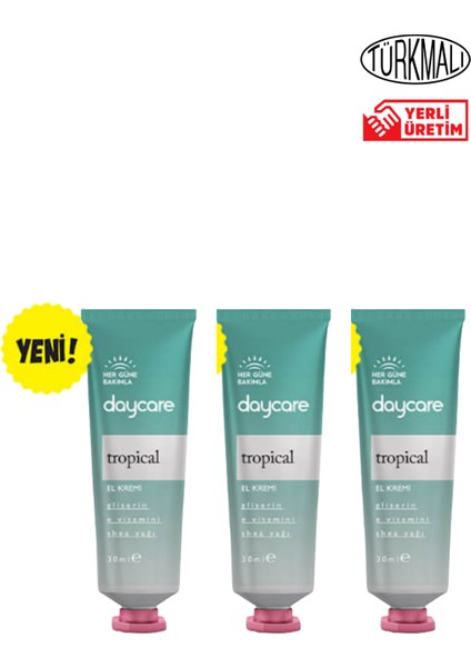 Tropikal El Kremi 3 Adet x 30 ml