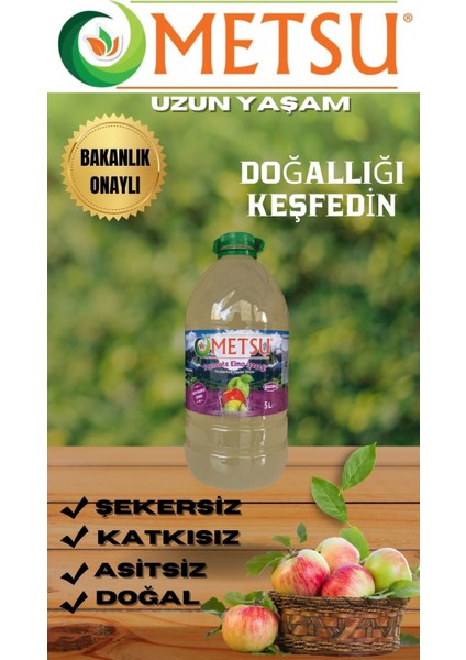 Fermente Elma Içeceği 5 Litre