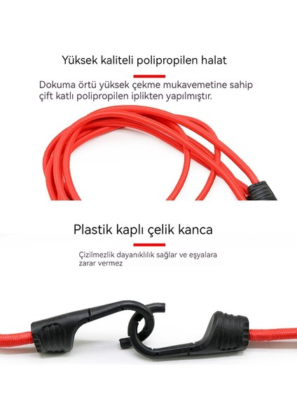 60CM Bisiklet Elastik Kanca Sabit Halat (Yurt Dışından) modelleri