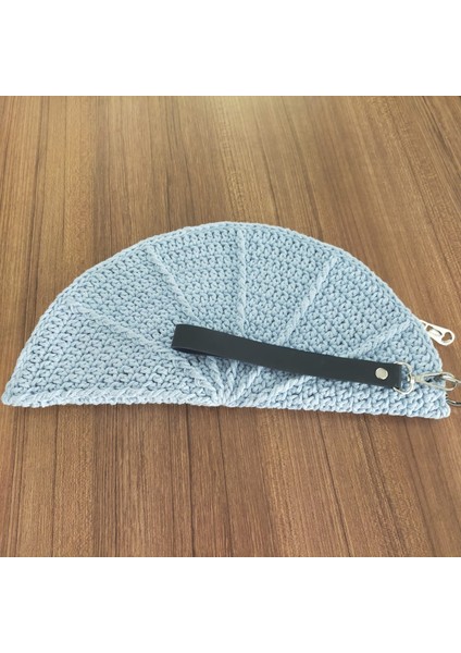 Mavi Yazlık Kadın Clucht Çanta, El Çantası, Makrome El Çantası fırsatları