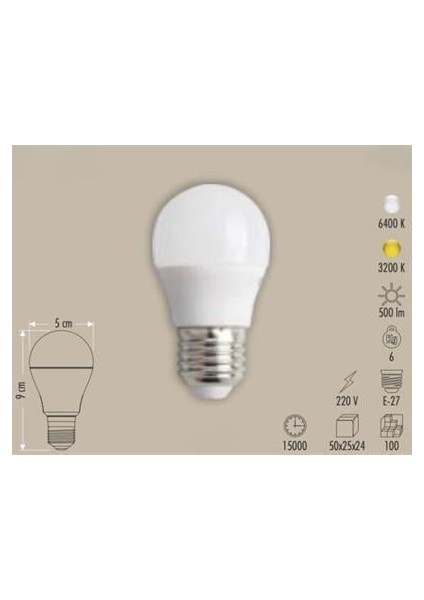 LED Ampul Gün Işığı 15W