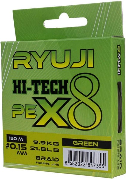Hi-Tech X8 150M Green Ip Misina