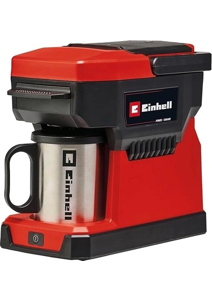 Te-Cf 18 Li-Solo Power X-Change Akülü Kahve Makinesi (18 V, 240 ml Su Kabı, Filtre Kahve ve Kahve Pedleri Için, Taşıma Sapı, Kapaklı Kahve Fincanı Dahil, Pilsiz)