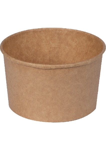 Karton Gıda Kasesi Kraft 16 Oz - 50 Adet