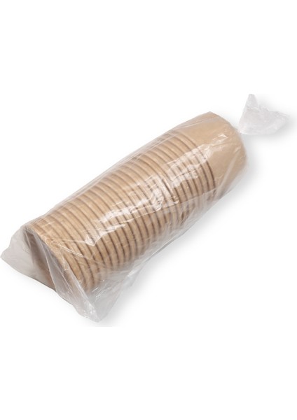 Karton Gıda Kasesi Kraft 16 Oz - 50 Adet