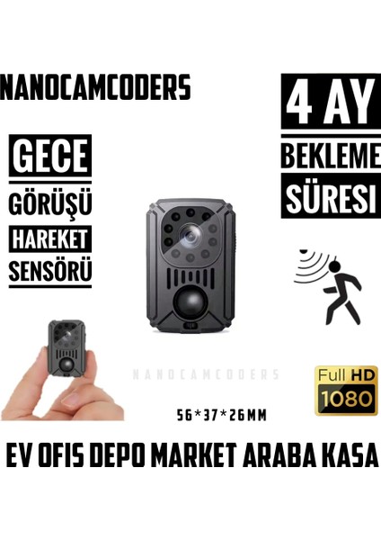 1k * 1080P Fotokapan 4 Ay Bekleme Süresi Gece Görüşü Güvenlik Gizli Pır Kamera Kaydet Izle Hd FTK91