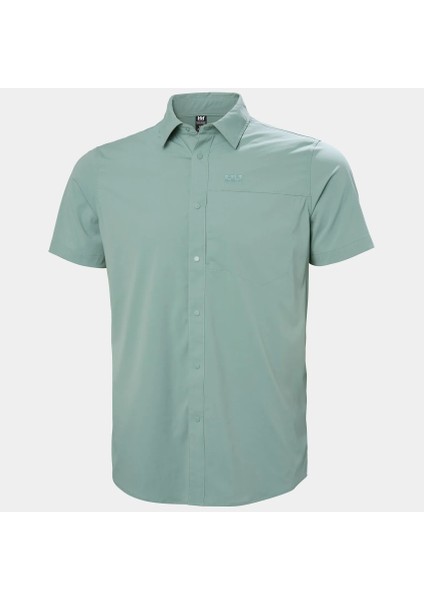 Helly Hansen Tofino Solen Short Sleeve Shirt Erkek Kısa Kollu Gömlek 63204-489 Yeşil