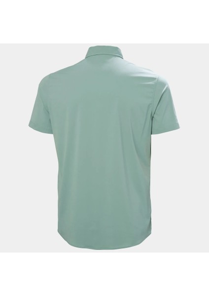 Helly Hansen Tofino Solen Short Sleeve Shirt Erkek Kısa Kollu Gömlek 63204-489 Yeşil