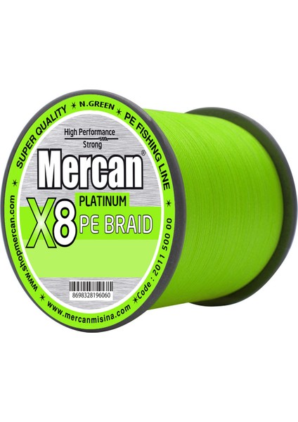 Pe Örgü Platinum X8 Neon Yeşil Ip 500M Makara Misina fiyatları