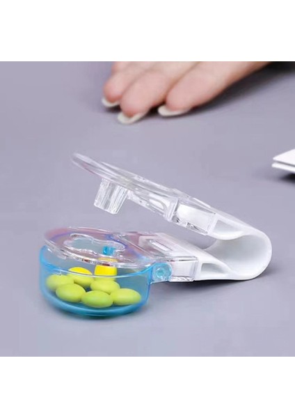 Kullanışlı Hap Kutusu Yaşlı Push Clear Taşınabilir Hap Alıcı (Yurt Dışından)