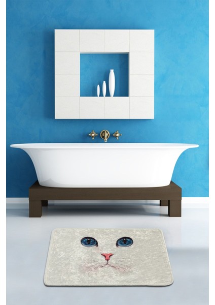 Blue Eyes 40x60 Cm Banyo Halısı Paspas Djt