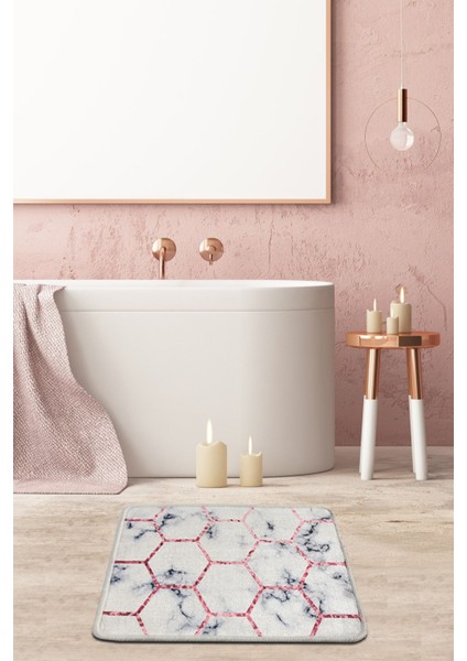 Honeycomb 40x60 Cm Banyo Halısı Paspas Djt