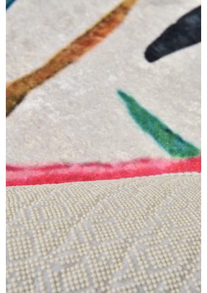 Flam Djt Çap 140 Cm Banyo Halısı, Paspas modelleri