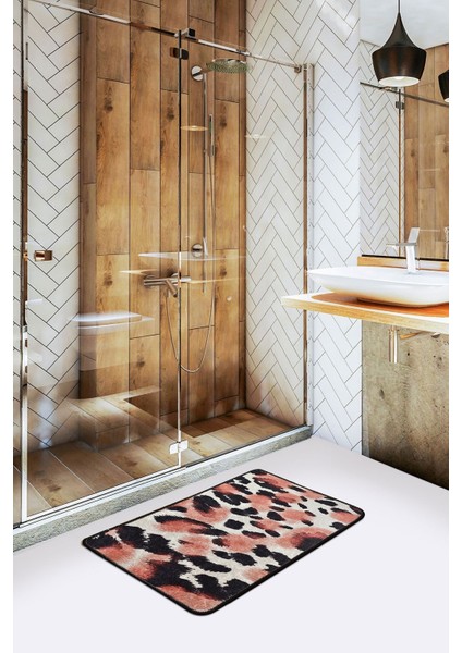 Leopar Dijital 40X60 Cm Banyo Halısı