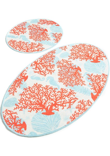Moss Djt 2'li Set Banyo Halısı
