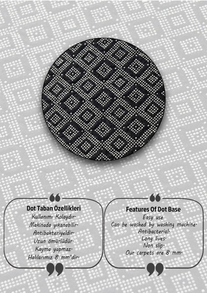 Hoja Banyo Halısı 2'li Set 60x100 Cm - 50x60 Cm Djtbanyo