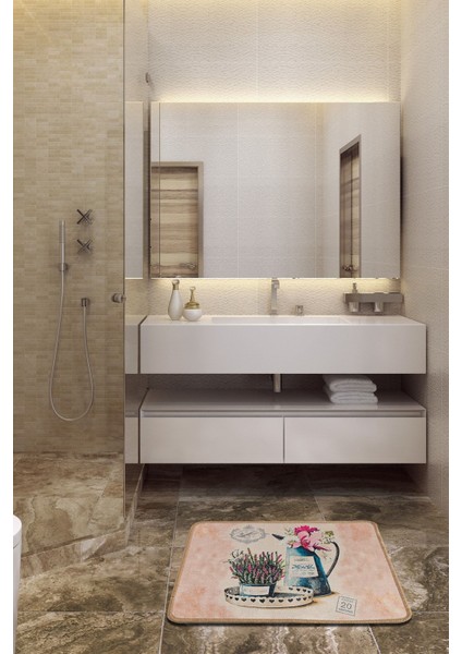 Monder Dijital 40X60 Cm Banyo Halısı