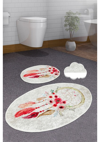 Rüya Djt 2 Li Set Banyo Halısı