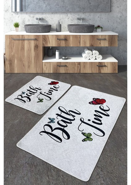 Amalfi Banyo Halısı Djt 2 Li Set