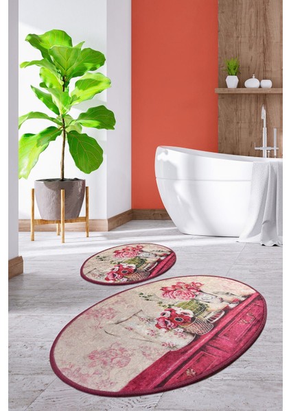 Chilai Home Vintage Djt 2'li Set Banyo Halısı