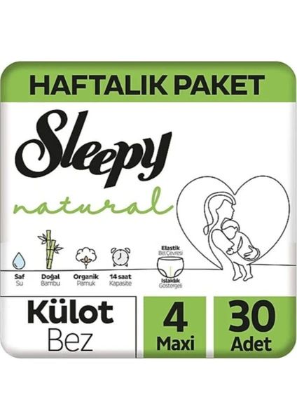 Bebek Bezi 4 Beden Maxi 7-14 Kg 30lu