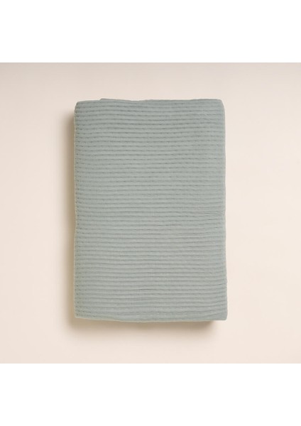 %100 Viskon Çift Kişilik Pike 220x240 cm Su Yeşili - Mila Serisi